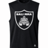 Black Raiders Muscle Shirt White Front "Raiders" Muscle Tank - Black