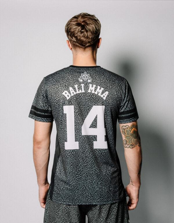 Grey Cement Dry Fit Back Performance Tee "Grey Cement"