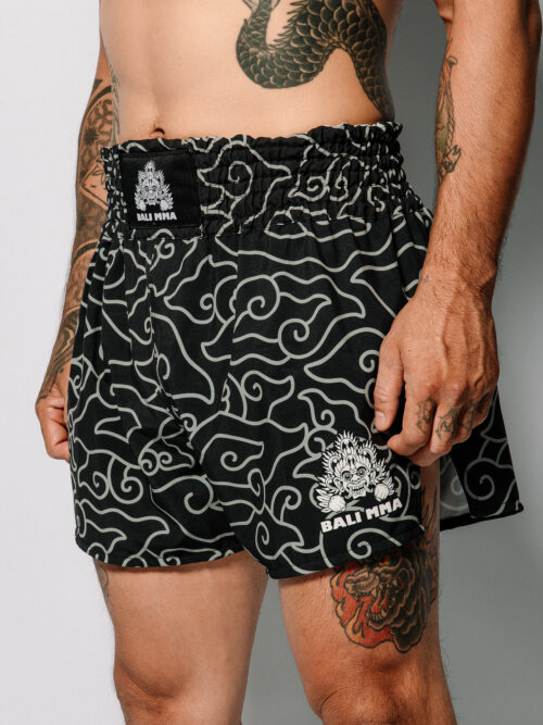 Muay Thai Black Batik 1 Muay Thai Short "Black Batik"