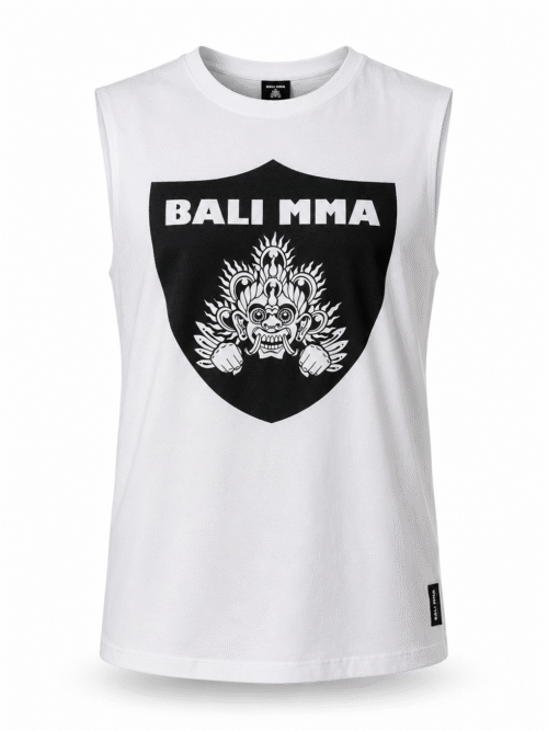 White Raiders Muscle Shirt White Front "Raiders" Muscle Tank - White
