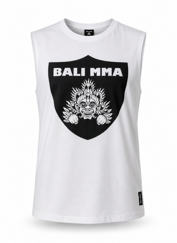 White Raiders Muscle Shirt White Front "Raiders" Muscle Tank - White