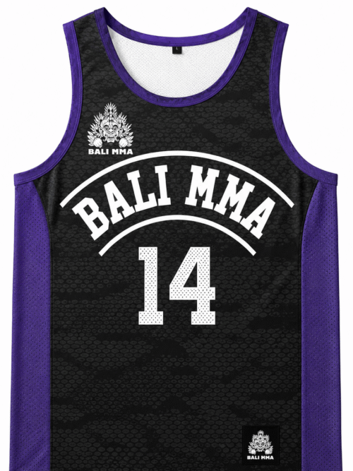BM Dry Fit Jersey Front AFL Jersey "Black Mamba"